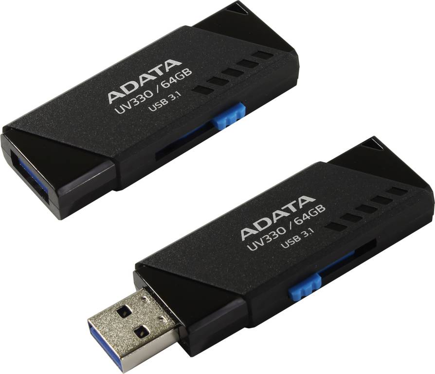   USB2.0 64Gb ADATA UV330 [AUV330-64G-RBK]