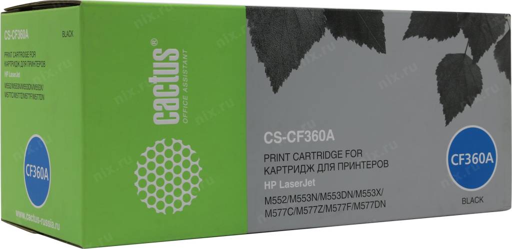  - HP CF360A Black (Cactus)  Color LJ M552dn/M553dn/M553N/M553X CS-CF360A