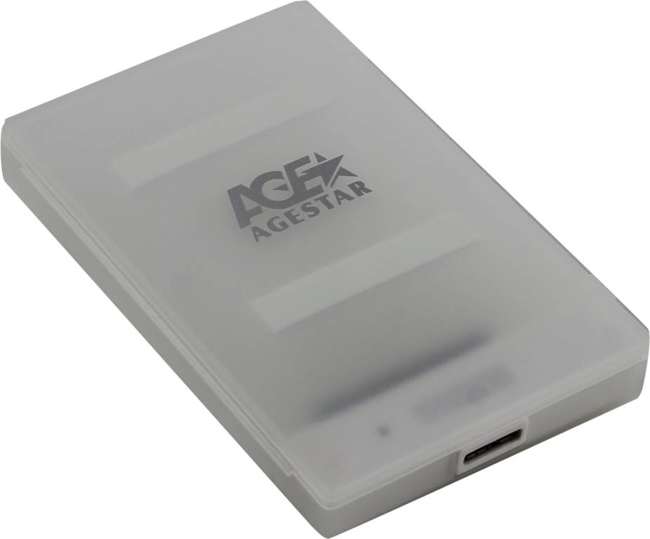    USB3.0  . 2.5 SATA HDD AgeStar [3UBCP1-6G-White]