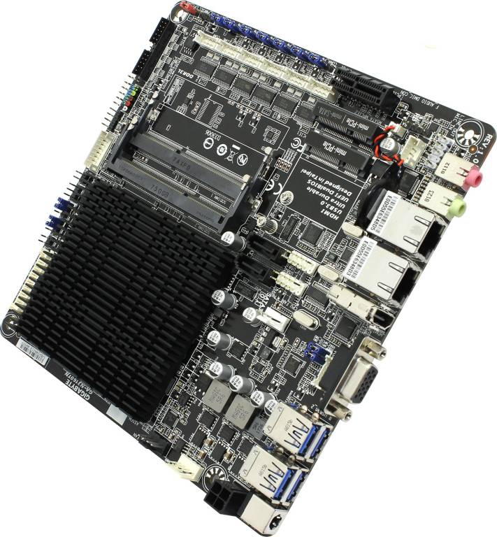    GIGABYTE GA-N3160TN(Celeron N3160)(RTL)Dsub+HDMI 2xGbLAN SATA Mini-ITX 2DDR3