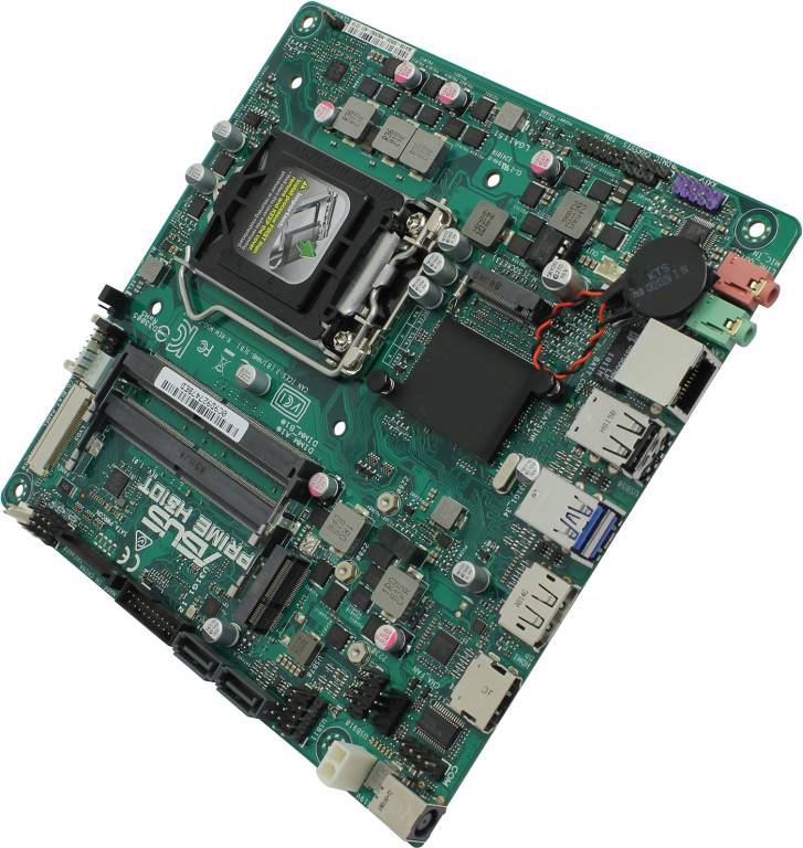    LGA1151 ASUS PRIME H310T/CSM (RTL) [H310] HDMI+DP GbLAN SATA Mini-ITX 2DDR4