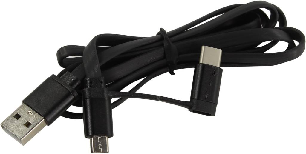   USB-- >micro-B/USB-C 1.2.0 Smartbuy [iK-412 Black]