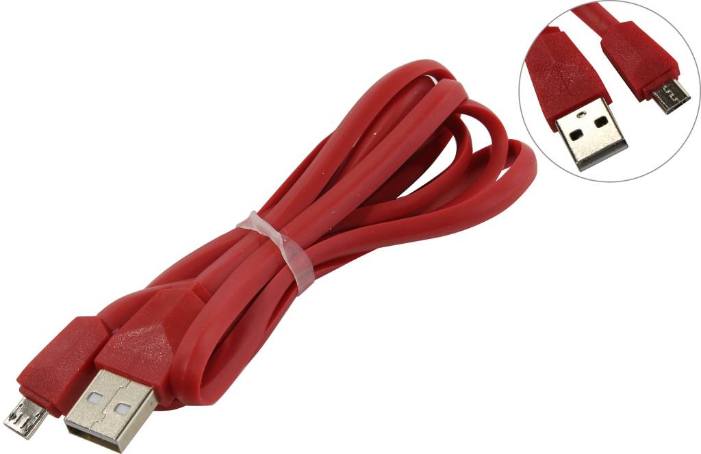   USB-- >micro-B 1.2.0 Smartbuy [iK-12r Red]