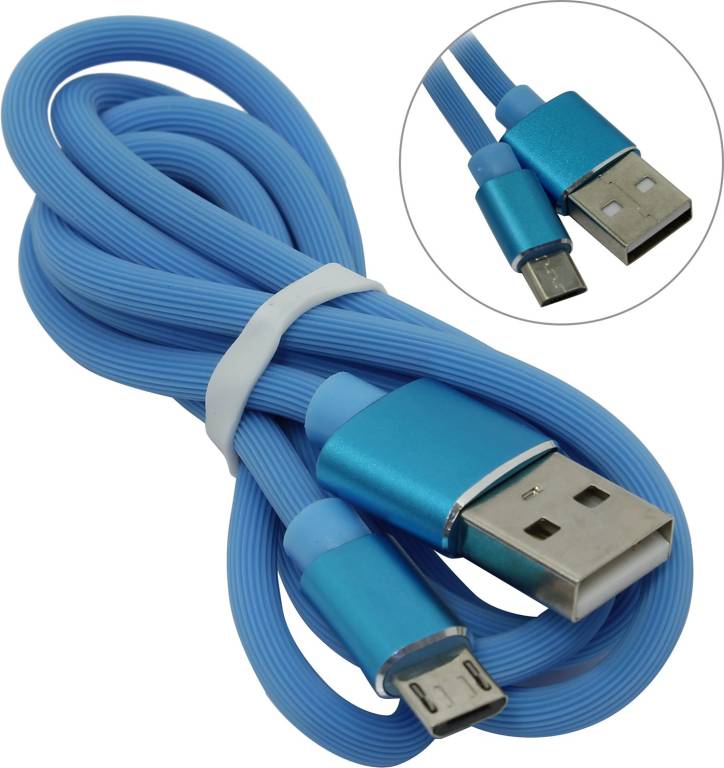   USB 2.0 A-- >micro-B 1.0 Jet.A [JA-DC24 1 Blue]