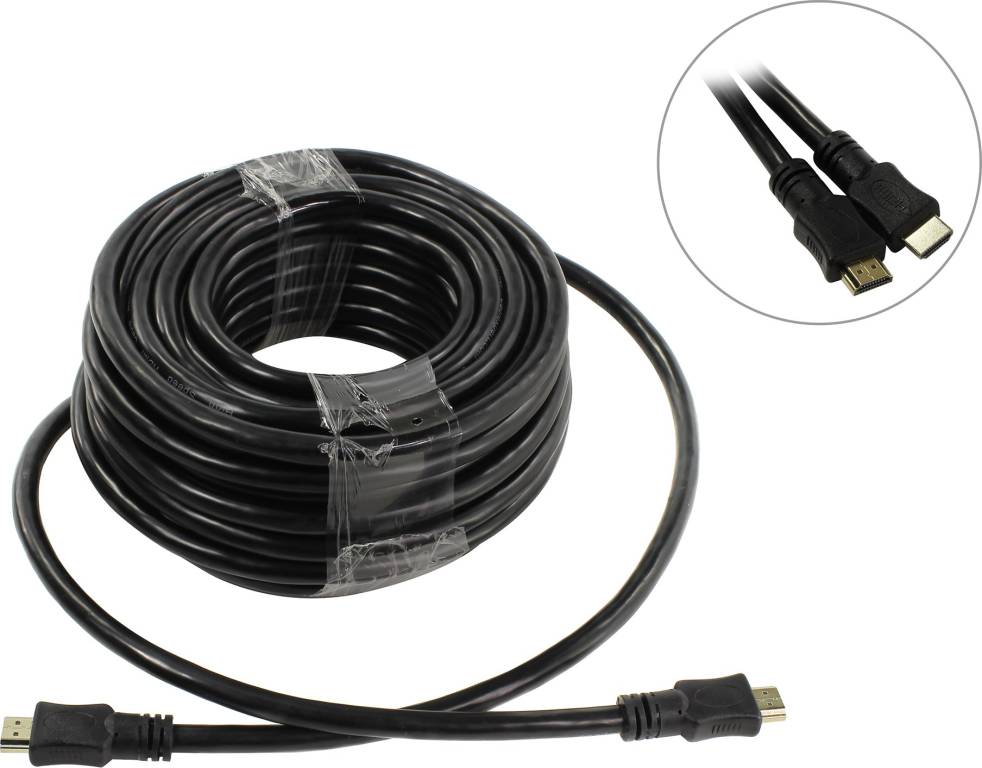 купить Кабель HDMI to HDMI (19M -19M) 15м v1.4 Cablexpert [CC-HDMI4-15M]