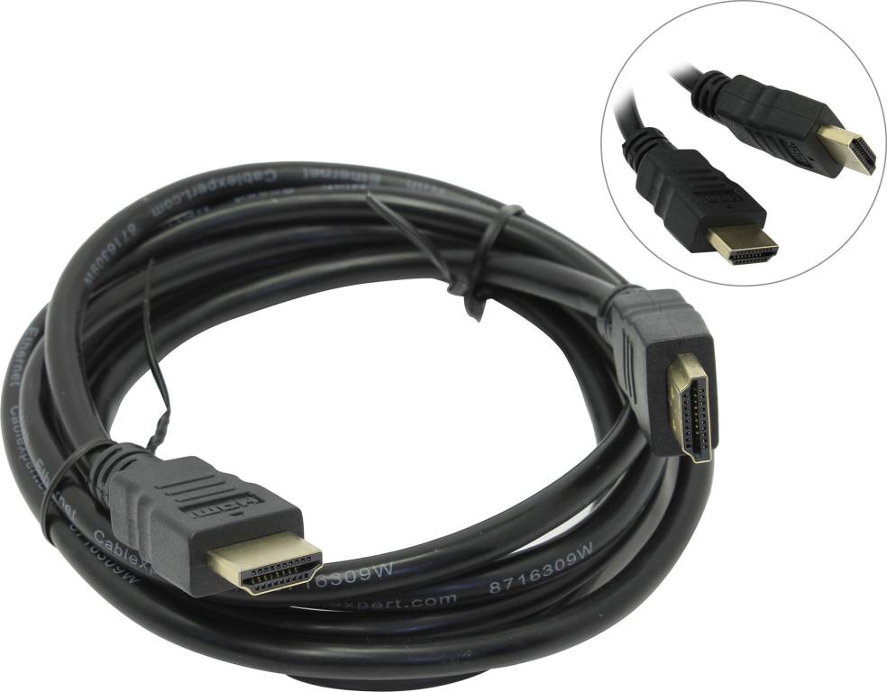 купить Кабель HDMI to HDMI (19M -19M)  1.8м v2.0 Cablexpert [CC-HDMI4-6]