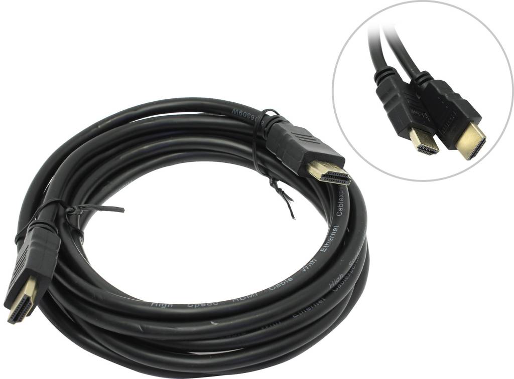 купить Кабель HDMI to HDMI (19M -19M)  3.0м v2.0 Cablexpert [CC-HDMI4-10]