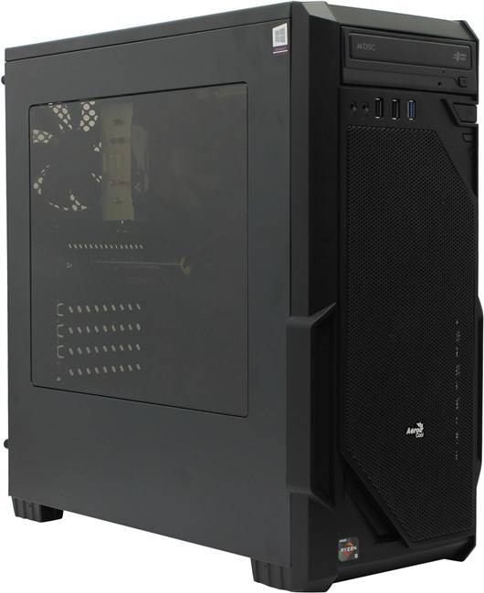   NIX X6100a/PRO(X636EPGa): Ryzen 5 1600X/ 16 / 240  SSD+1 / 8  GeForce GTX1070 OC/