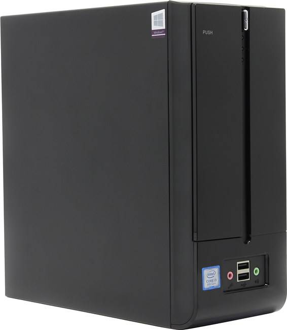   NIX C6000-ITX (C6365LNi): Core i3-8100/ 8 / 1 / UHD Graphics 630/ DVDRW/ Win10 Pro