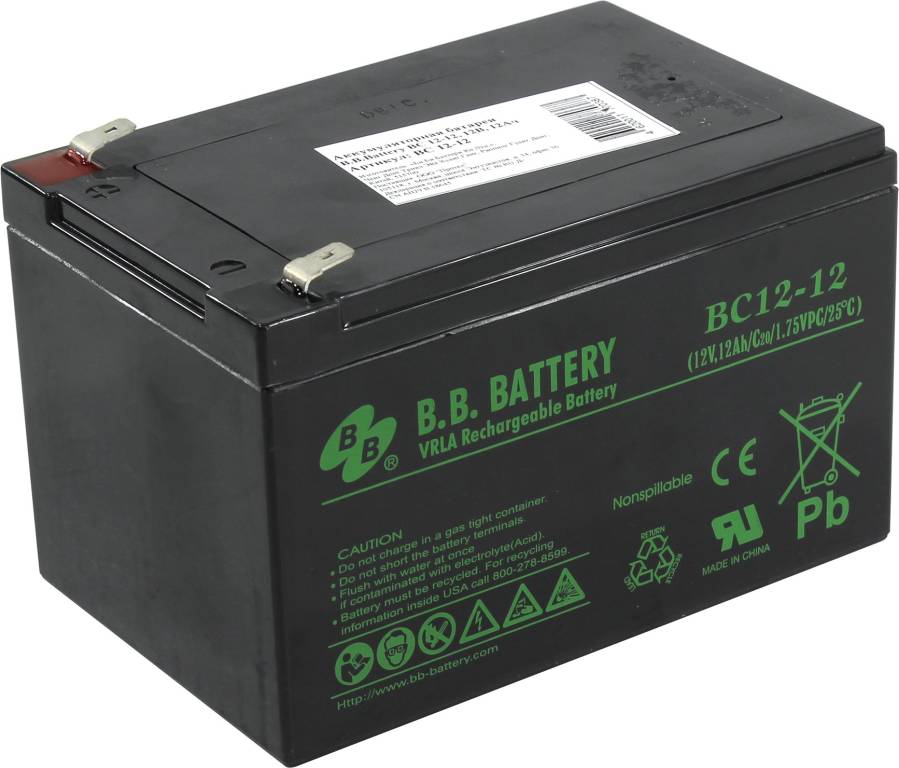   12v   12Ah BB Battery BC 12-12    UPS