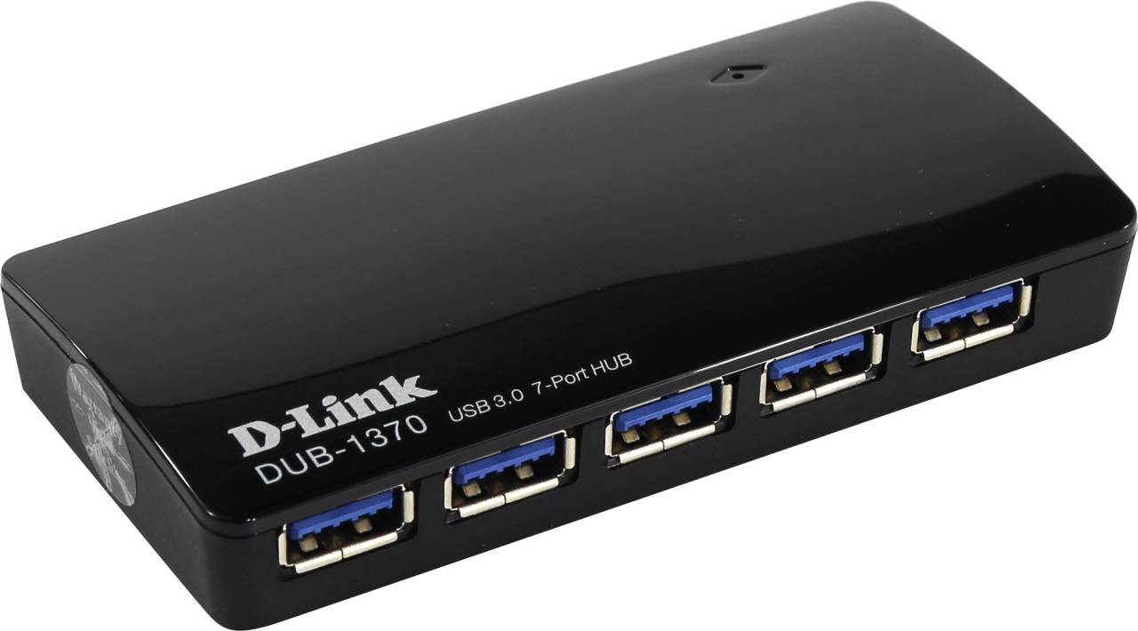   USB3.0 HUB 7-port D-Link [DUB-1370] + ..