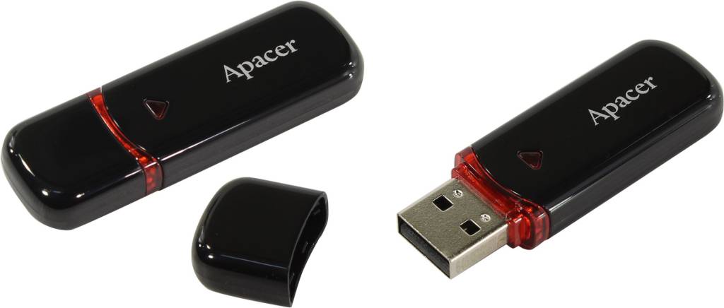   USB2.0 64Gb Apacer AH333 [AP64GAH333B-1] (RTL)