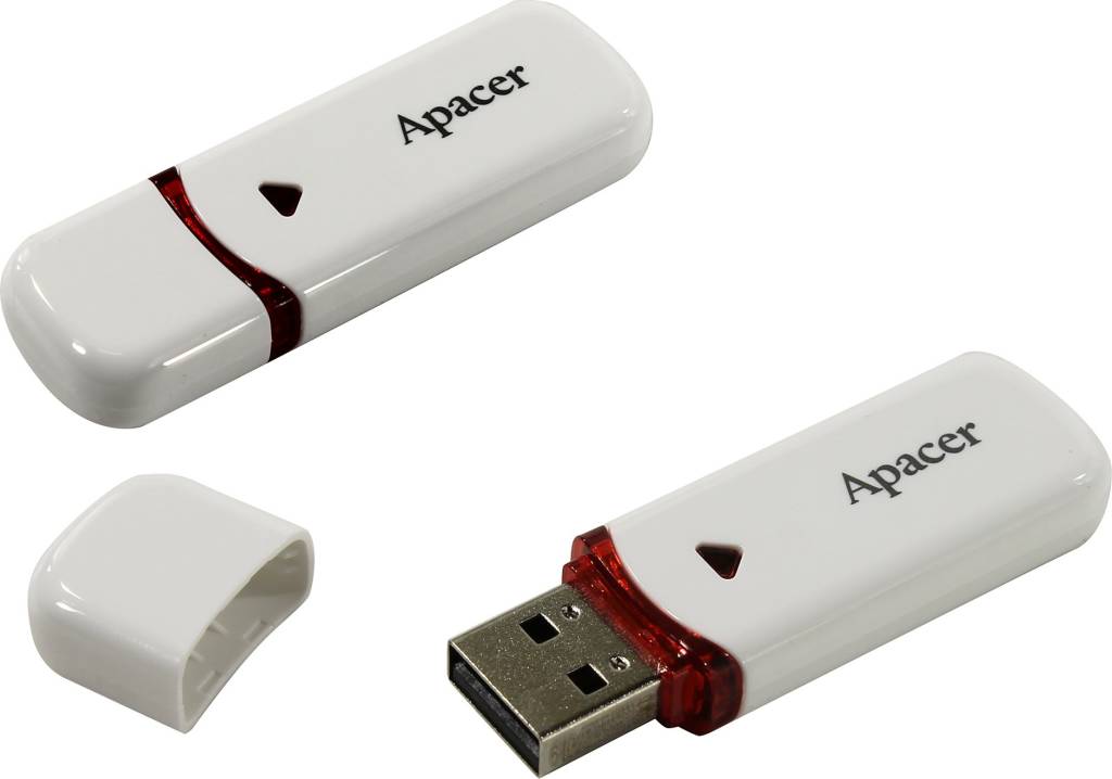   USB2.0 64Gb Apacer AH333 [AP64GAH333W-1] (RTL)
