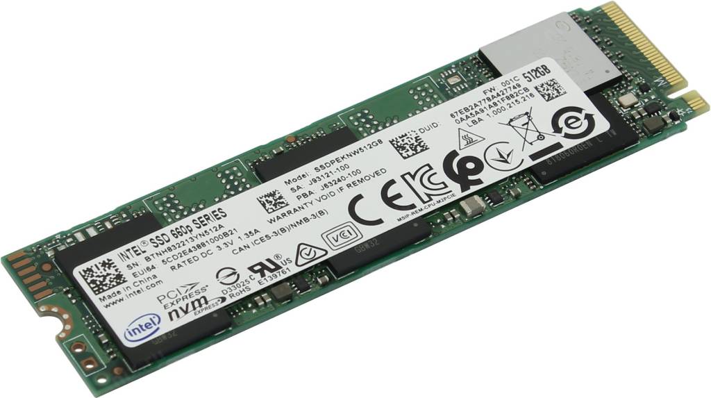   SSD 512 Gb M.2 2280 M Intel 660P Series [SSDPEKNW512G801]