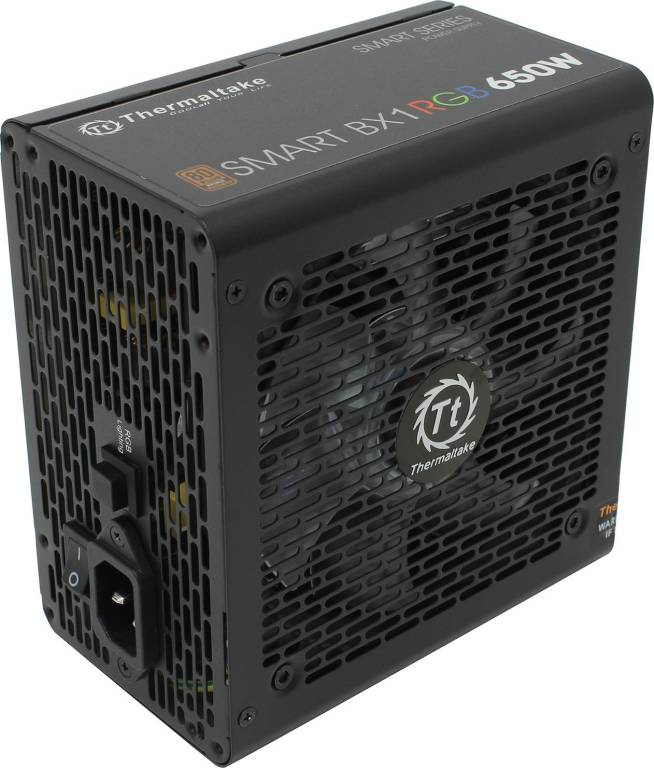    ATX 650W Thermaltake[PS-SPR-0650NHSABE-1]Smart BX1 RGB(24+2x4+2x6/8)Cable Manage
