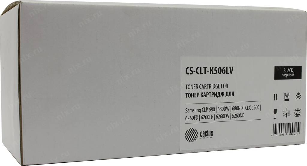  - Cactus CS-CLT-K506LV Black  Samsung CLP 680/CLX 6260
