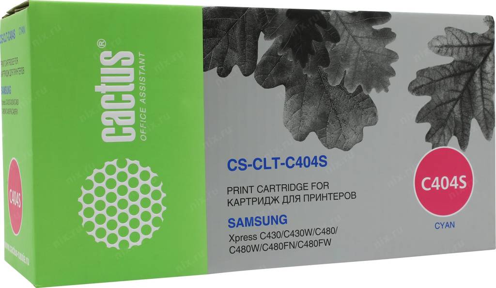  - Samsung CLT-C404S Cyan (Cactus)  SL-C430/C430W/C480/C480W/C480FW CS-CLT-C404S