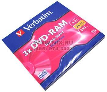 купить Диск DVD RAM Verbatim 4.7Gb 3x Type 4 with cartridge 43491/5  !!! ТОЛЬКО СКЛАД !!!