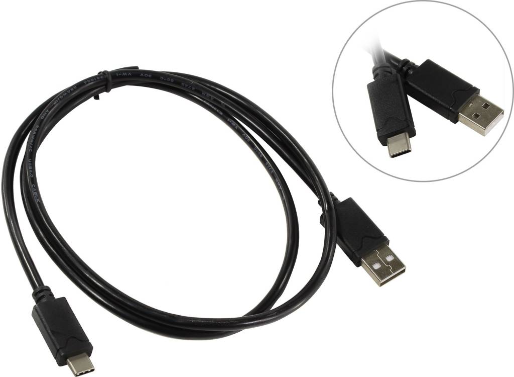   USB2.0 AM - > USB-C M 1.0 5bites [TC201-10]