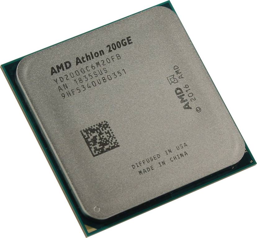   AMD Athlon 200GE (YD200GC) 3.2 GHz/2core/1+4Mb/SVGA RADEON Vega 3/35W/Socket AM4