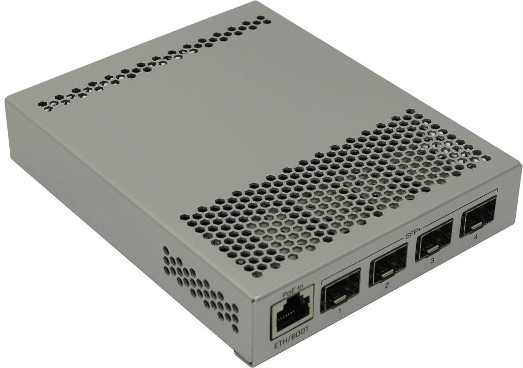    5-. MikroTik [CRS305-1G-4S+IN] Cloud Router Switch (1UTP 1000Mbps + 4SFP+)
