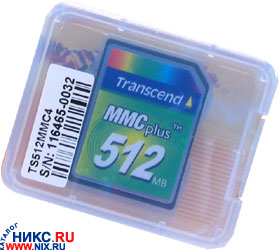    MMC+  512Mb Transcend [TS512MMC4] HighSpeed