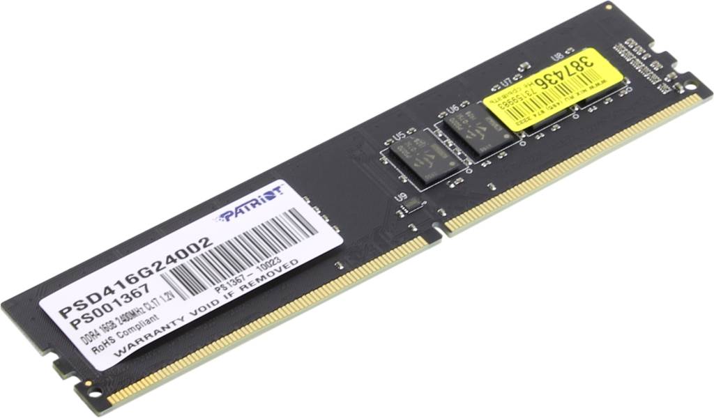    DDR4 DIMM 16Gb PC-17000 PATRIOT [PSD416G24002] CL15