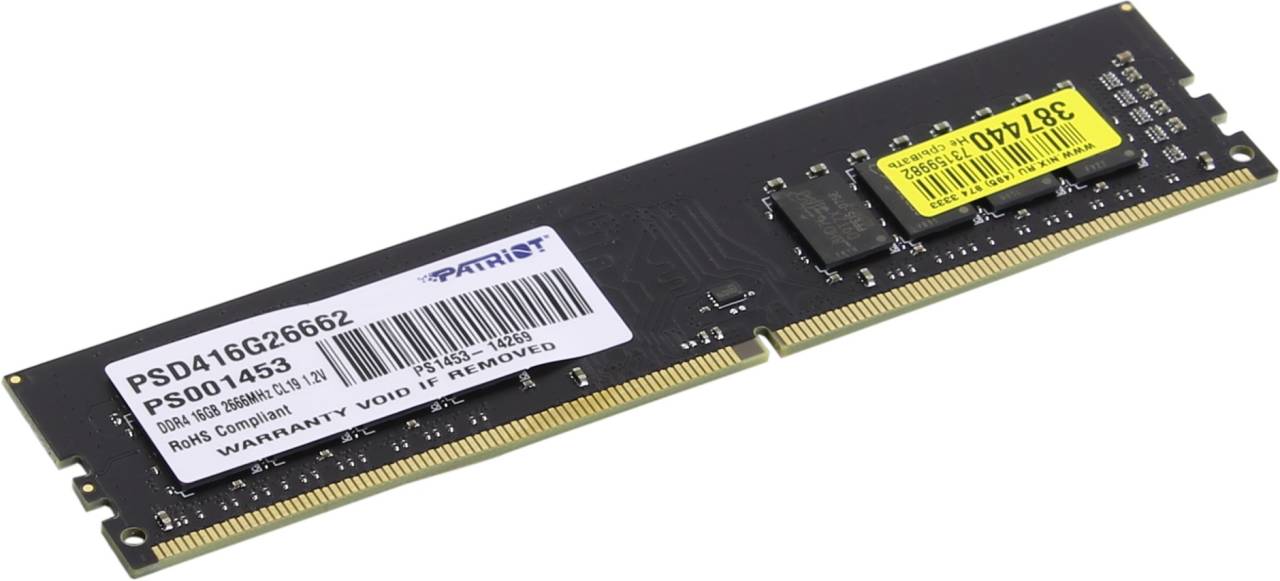    DDR4 DIMM 16Gb PC-21300 Patriot Signature Line [PSD416G26662] CL19