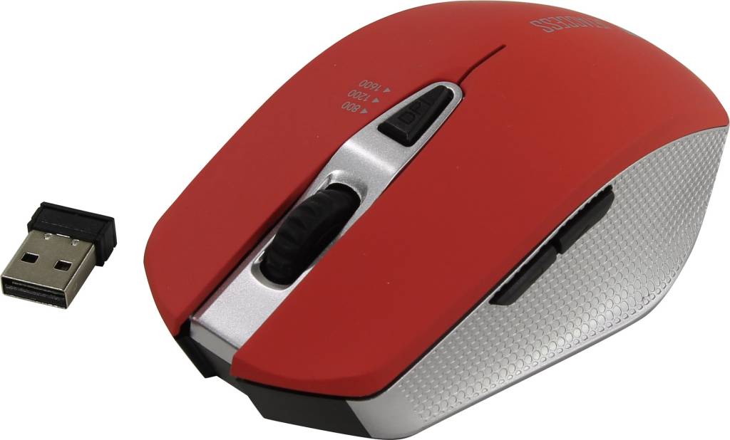   USB Jet.A Comfort Wireless Optical Mouse [OM-U60G Red] (RTL) 6.( ), 