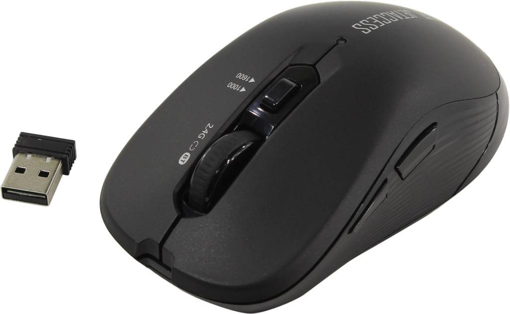   USB Jet.A Comfort Wireless Optical Mouse [OM-B90G Black] (RTL) 6.( ), 