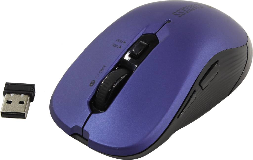   USB Jet.A Comfort Wireless Optical Mouse [OM-B90G Blue] (RTL) 6.( ), 