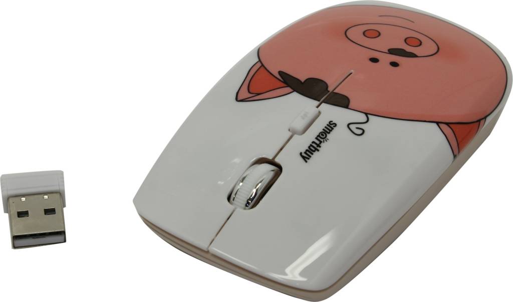   USB SmartBuy Wireless Optical Mouse [SBM-327AG-P6-FC] (RTL) 4.( ), 