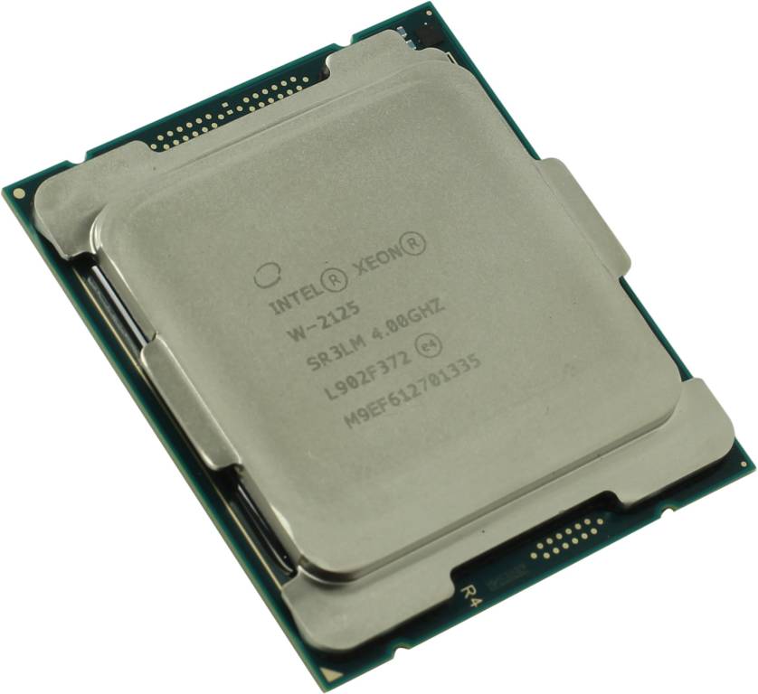   Intel Xeon W-2125 4.0 GHz/4core/4+8.25Mb/120W/8 GT/s/ LGA2066