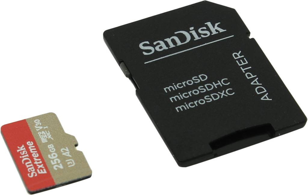    microSDXC 256Gb SanDisk Extreme [SDSQXA1-256G-GN6MA] UHS-I U3 V30+microSD-- >S