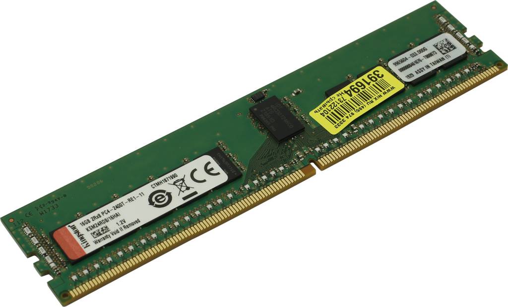    DDR4 RDIMM 16Gb PC-19200 Kingston [KSM24RD8/16HAI] CL17 ECC Registered