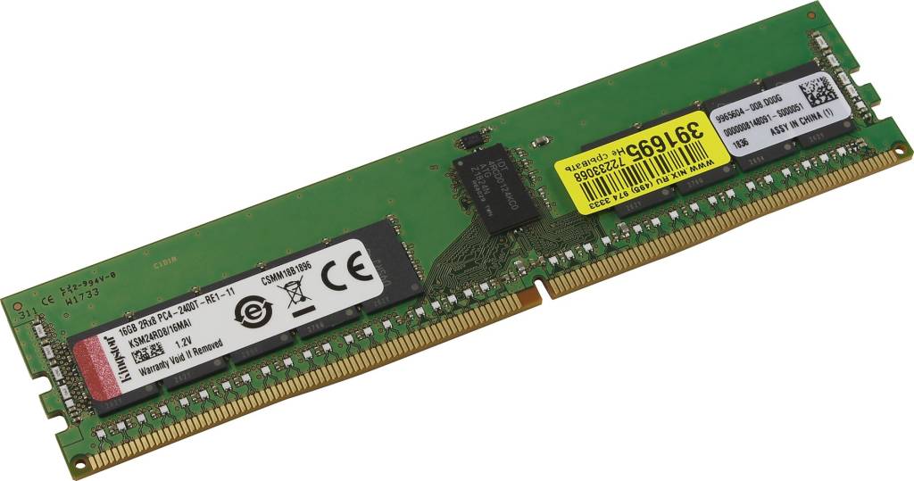    DDR4 RDIMM 16Gb PC-19200 Kingston [KSM24RD8/16MAI] CL17 ECC Registered