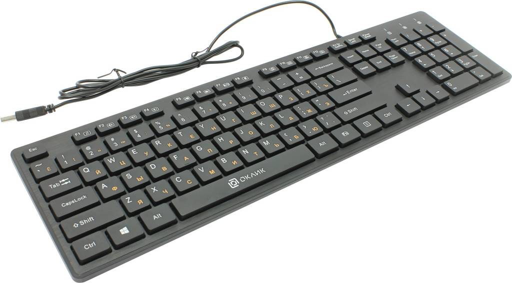   USB OKLICK Keyboard 500M Black 104 [1061584]