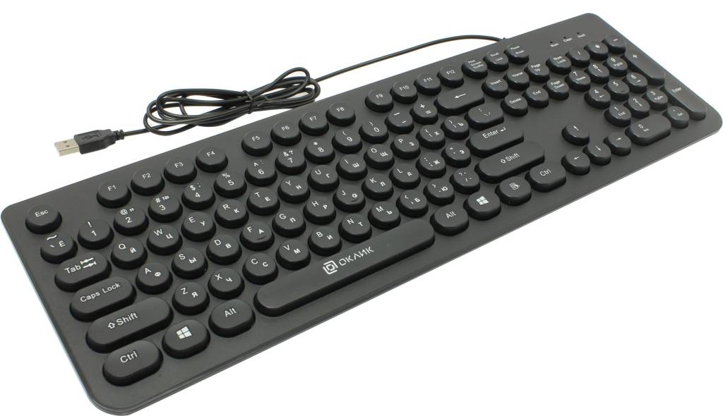   USB OKLICK Keyboard 400MR Black 104 [1070512]