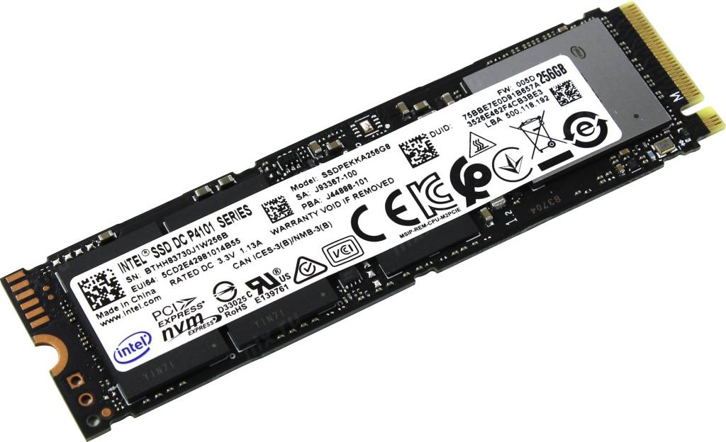   SSD 256 Gb M.2 2280 M Intel DC P4101 Series [SSDPEKKA256G801] 3D TLC