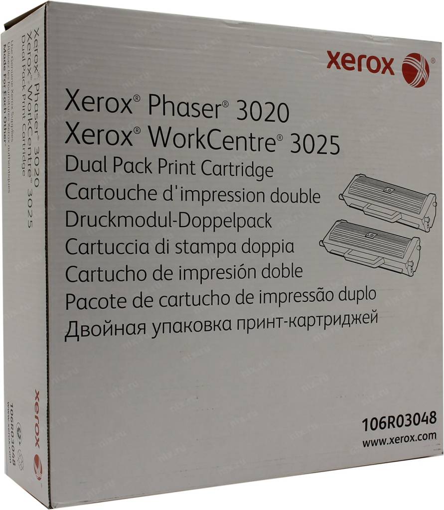  - Xerox 106R03048 Black ()  Phaser 3020/WC3025 (3k -  )