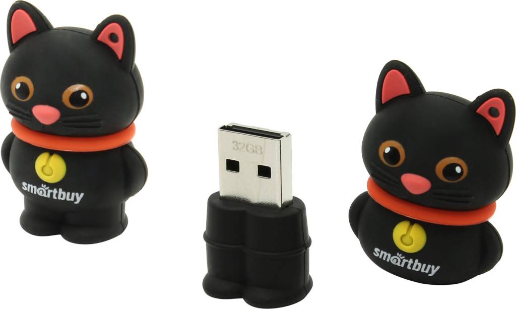   USB2.0 32Gb SmartBuy Wild [SB32GBCatK] (RTL)