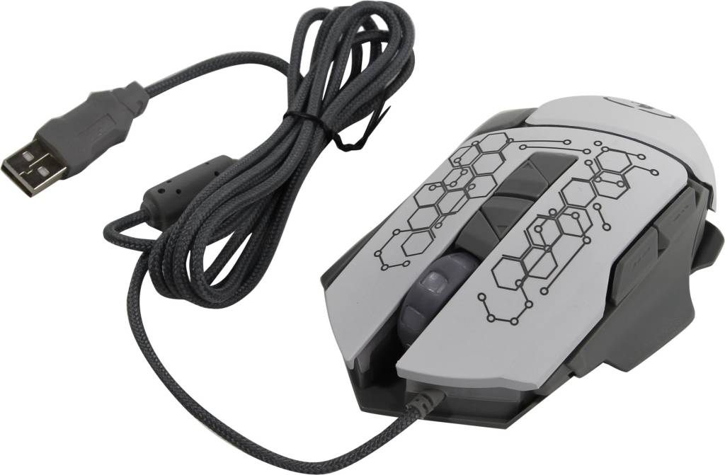   USB Jet.A Optical Mouse [Panteon MS53 White-Grey] USB 7.( )