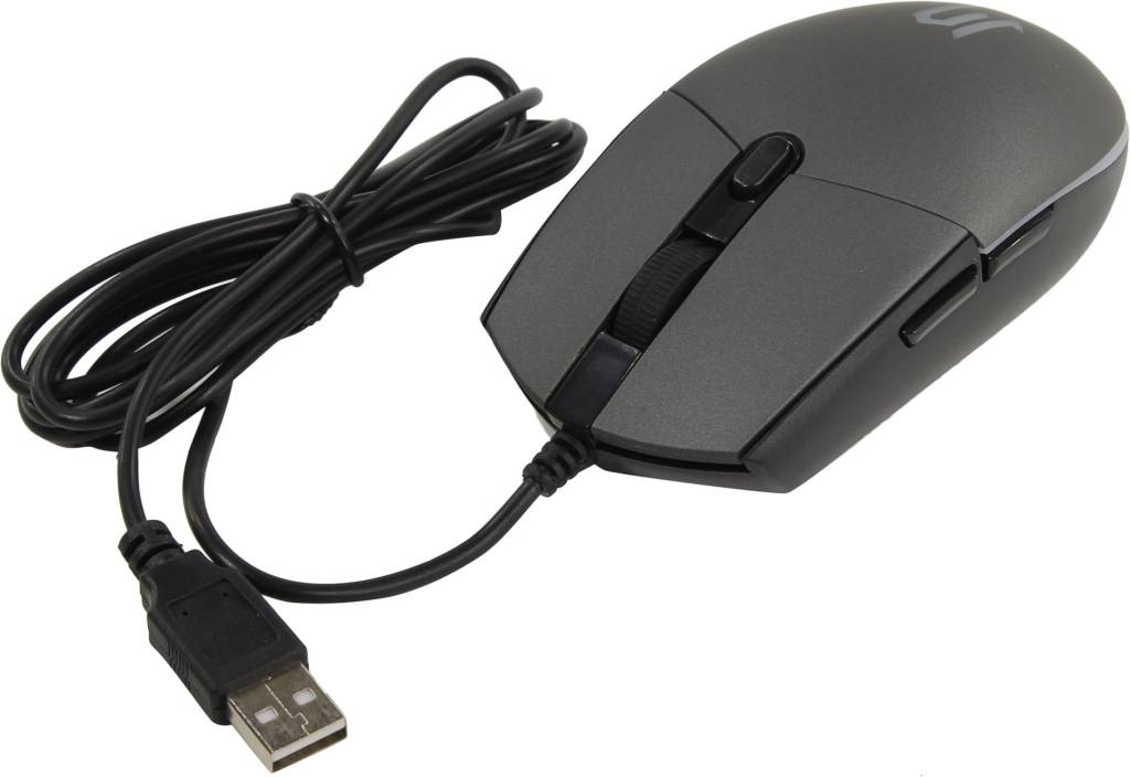   USB Jet.A Optical Mouse [OM-U55 LED Grey] USB 6.( )