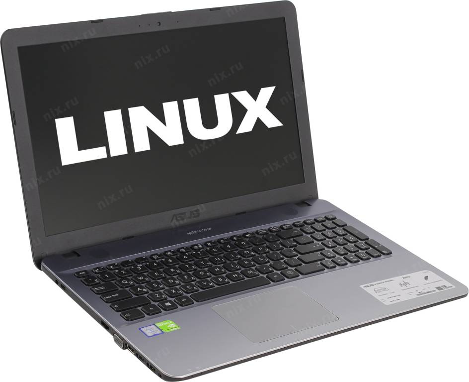   ASUS X541UV [90NB0CG3-M24160] i3 6006U/8/1Tb/920MX/WiFi/BT/Linux/15.6/1.82 