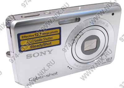    SONY Cyber-shot DSC-W190[Silver](12.1Mpx,35-105mm,3x,F3.1-5.6,JPG,12Mb+0Mb MS Duo,2.