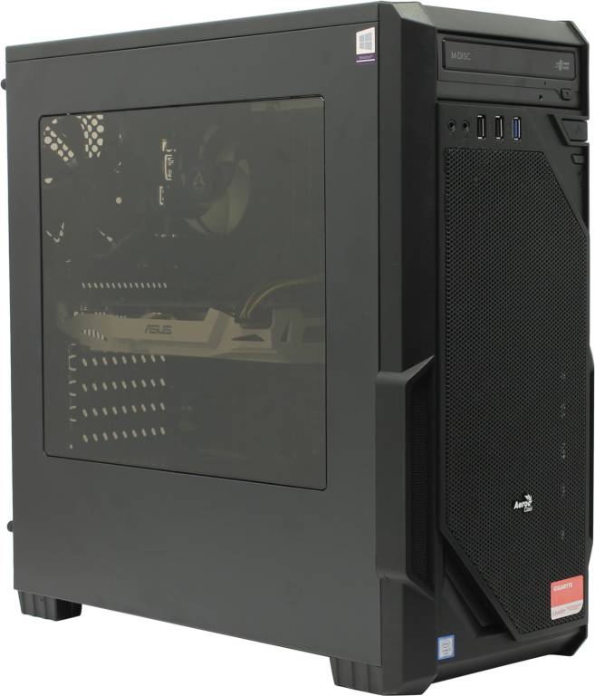  NIX X6100(X6283LGi): Core i5-8400/ 16 / 240  SSD+1 / 8  GeForce GTX1070 OC/ DVDRW/