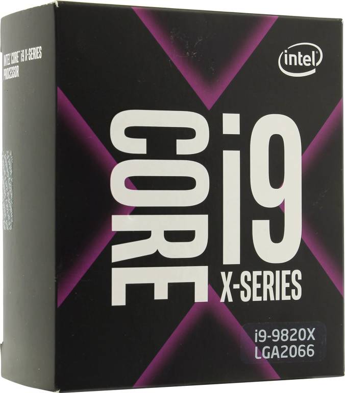   Intel Core i9-9820X BOX ( ) 3.3 GHz/10core/10+16.5Mb/165W/8 GT/s LGA2066