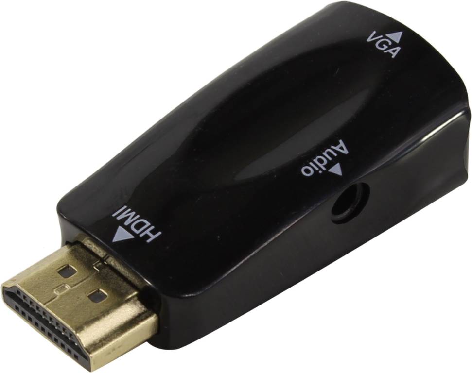 купить Адаптер HDMI (M) - > VGA (15F) + audio 5bites [AP-021]