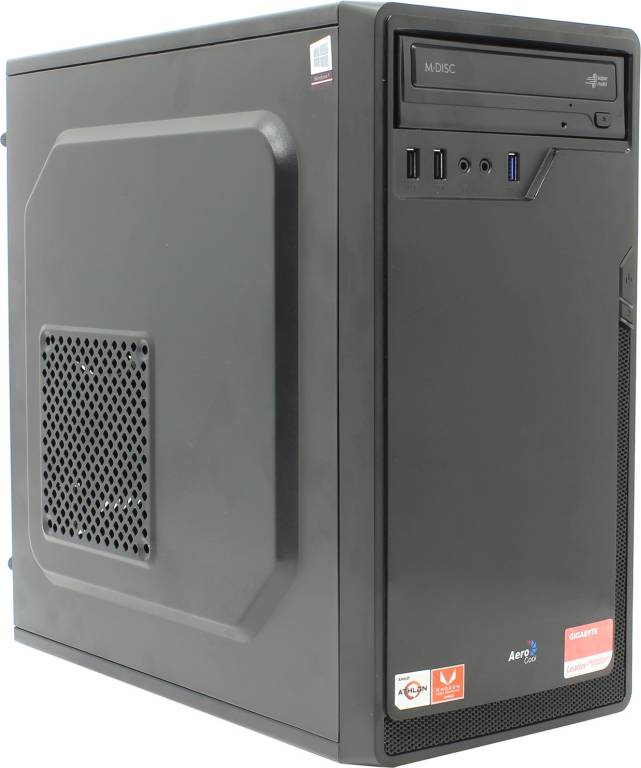   NIX A6100a (A6326LNa): Athlon 200GE/ 4 / 500 / RADEON VEGA 3/ DVDRW/ Win10 Home