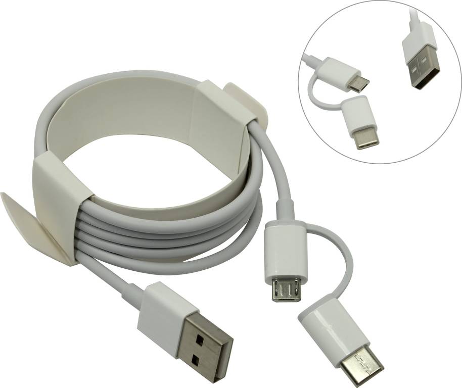  - USB AF-- >micro-B + USB-C M, 1.0 Xiaomi [SJV4082TY]